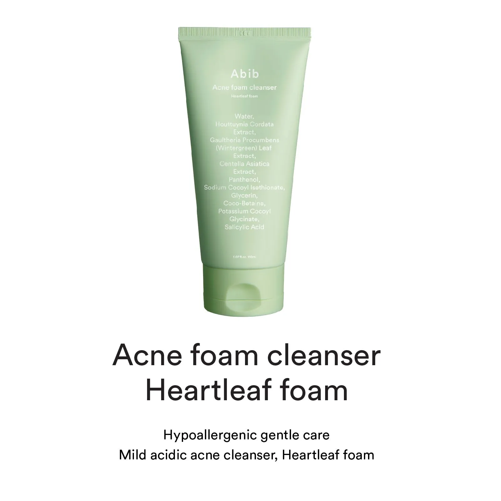 Abib Foam Cleanser Heartleaf Foam （2 Sizes)