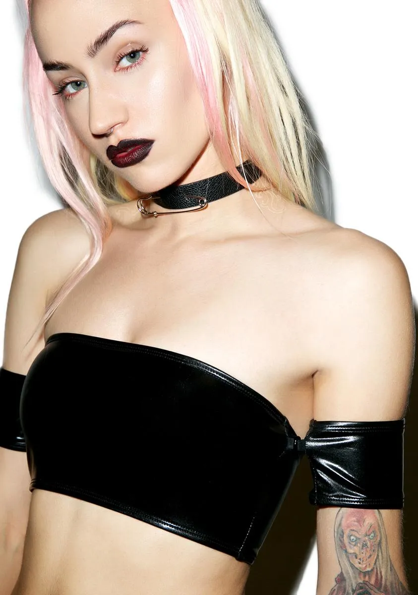 Alaska Bandeau Latex Bikini Top