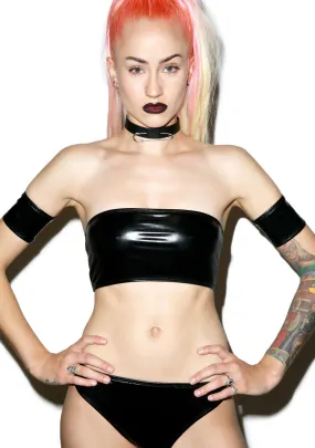 Alaska Bandeau Latex Bikini Top