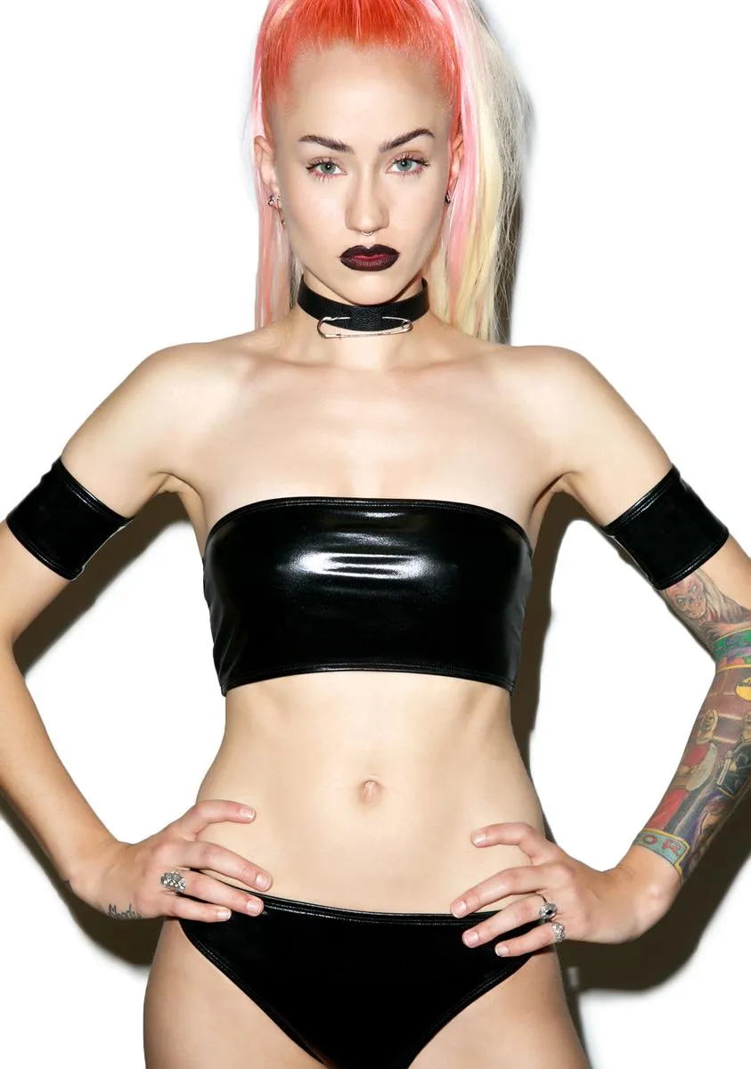 Alaska Bandeau Latex Bikini Top