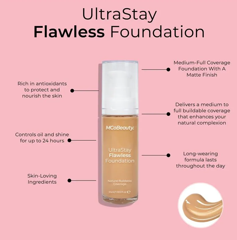 ANY 3 for $20 MIX & MATCH ALL MCO PRODUCTS - MCoBeauty Ultra stay Luminous Longwear Foundation