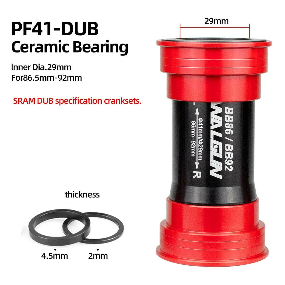 BB86 BB92 Bike Bottom Bracket Ceramic BB for MTB Road PF4124 PF4130 PF41DUB 41mm 24mm 30mm 29mm DUB Gxp 105 Bicycle Crank Parts