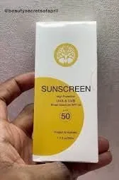 Beauty Secrets of April Sunscreen SPF 50 – High Protection UVA & UVB Shield 50Ml