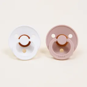 Bibs Pacifier Set | White & Blush