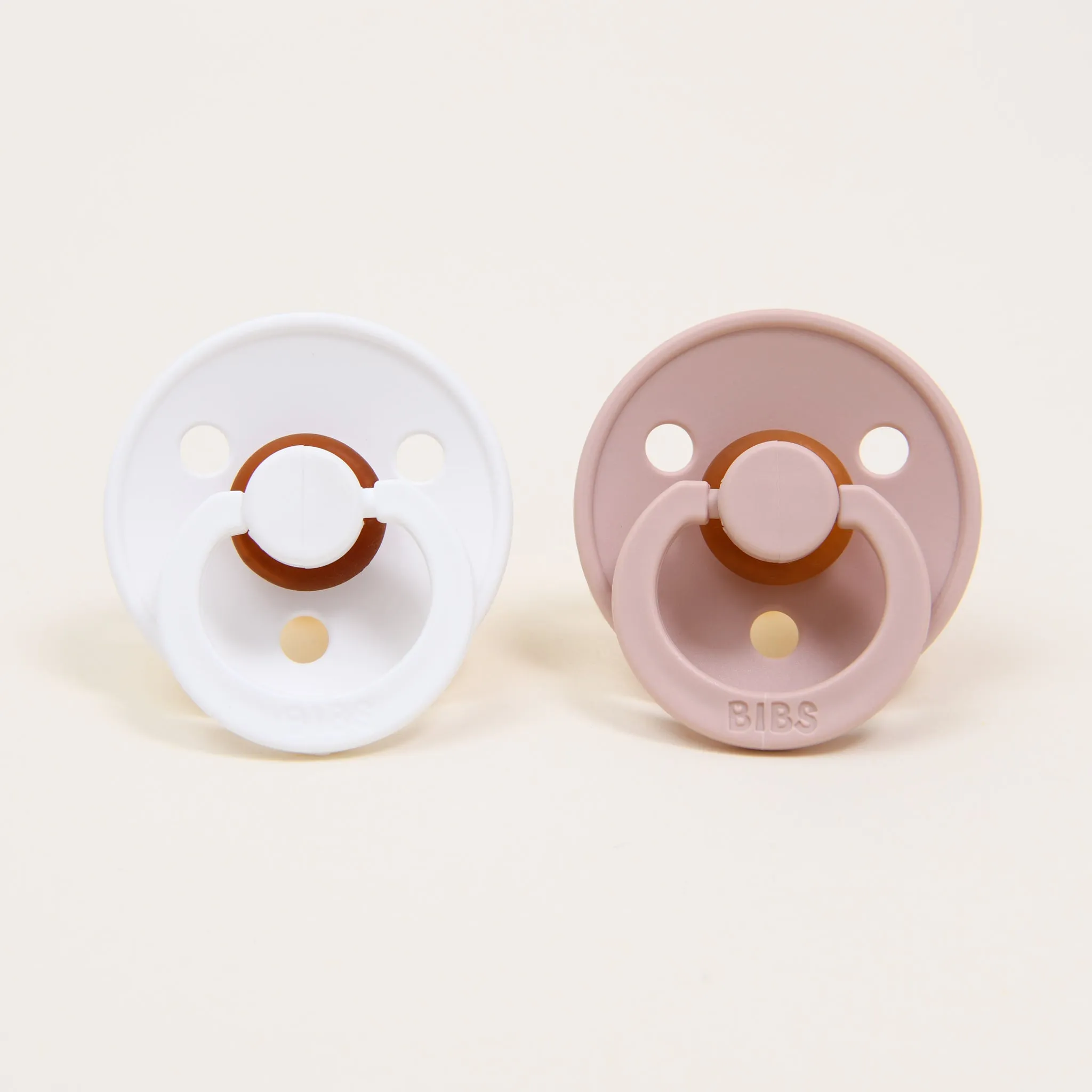 Bibs Pacifier Set | White & Blush