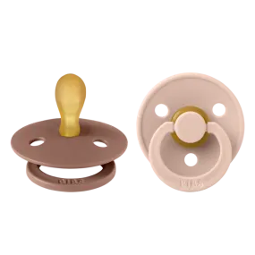 Bibs Pacifier ''Woodchuck and Blush'' Symmetrical