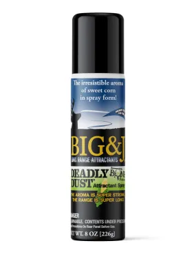 Big & J Deadly Dust Aerosol Attractant Spray 8oz