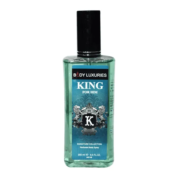 BODY LUXURIES KING PERFUMED BODY SPRAY 200ML