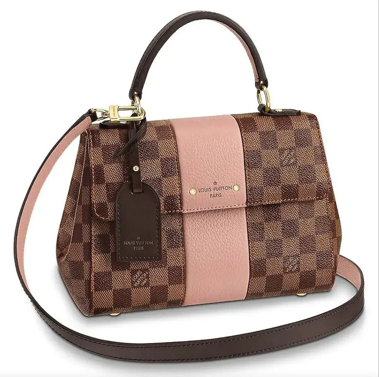 Bond Street BB Damier Ebene Handbag - Black or Magnolia Pink