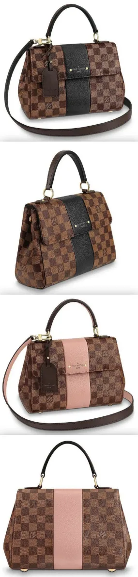 Bond Street BB Damier Ebene Handbag - Black or Magnolia Pink