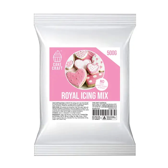 CAKE CRAFT | ROYAL ICING MIX | WHITE | 500 GRAMS