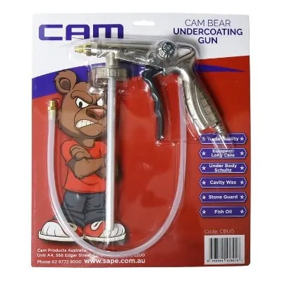 CAM Underbody Spray Coating Gun Stone Guard Body Deadener Paint Bed Liner