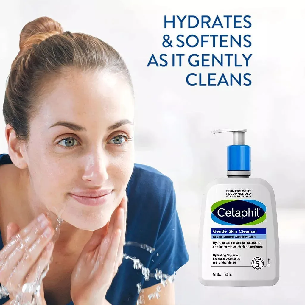 Cetaphil Gentle Skin Cleanser Dry to Normal, Sensitive Skin 500 mL