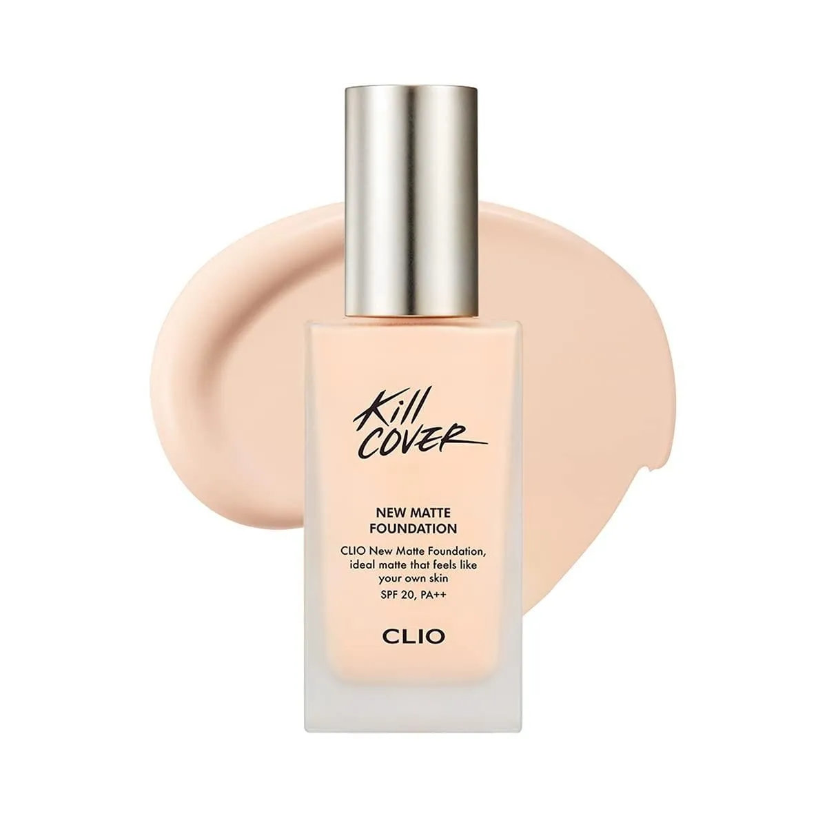 CLIO KILL COVER NEW MATTE FOUNDATION 38g  PRO PLAY COVER FOUNDATION BRUSH SPECIAL SET
