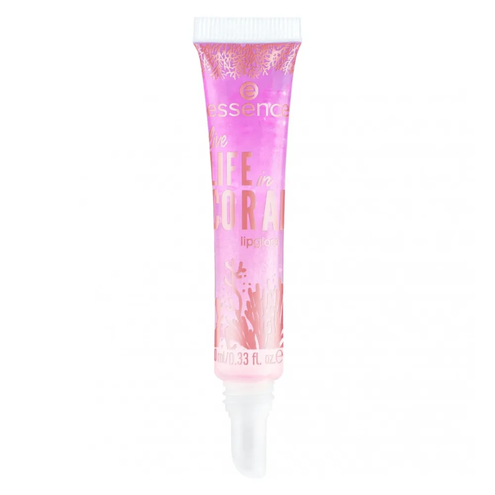Essence live Life in Coral lipgloss