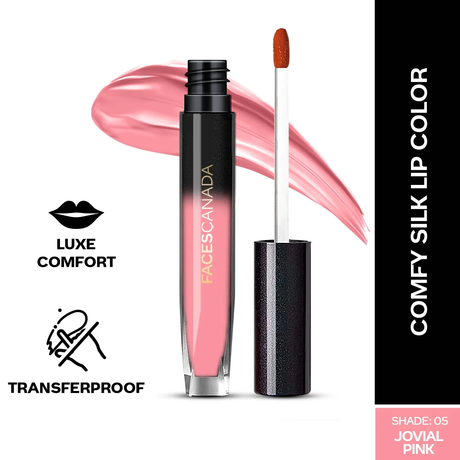 FC Comfy Silk Liquid Lip Color- Jovial Pink 05