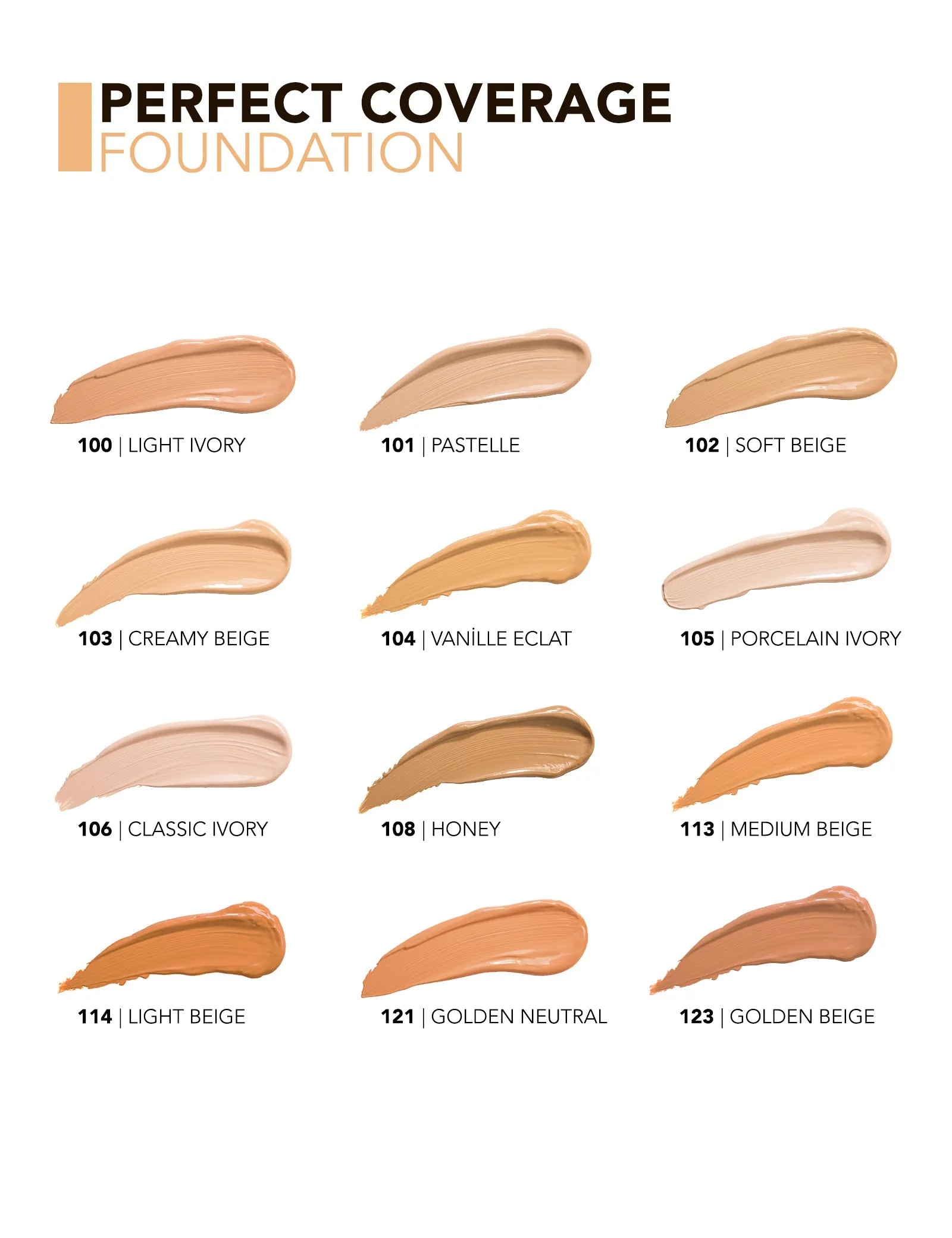 Flormar Perfect Coverage Foundation