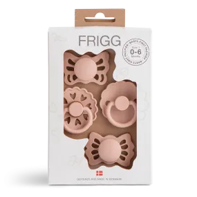 FRIGG BABY'S FIRST PACIFIER SET | BLUSH (FLORAL HEART)