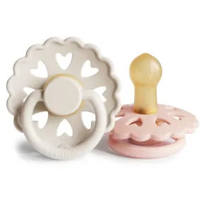 FRIGG FAIRYTALE PACIFIER 2 PACK | CREAM/BLUSH