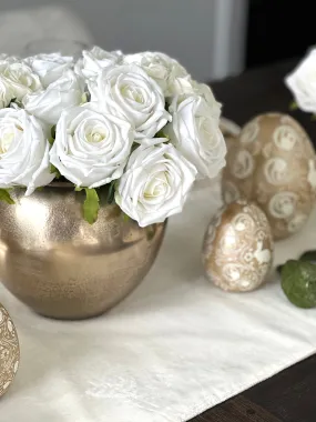 Full Bloom Rose Natural Touch Bundle (3 Roses)