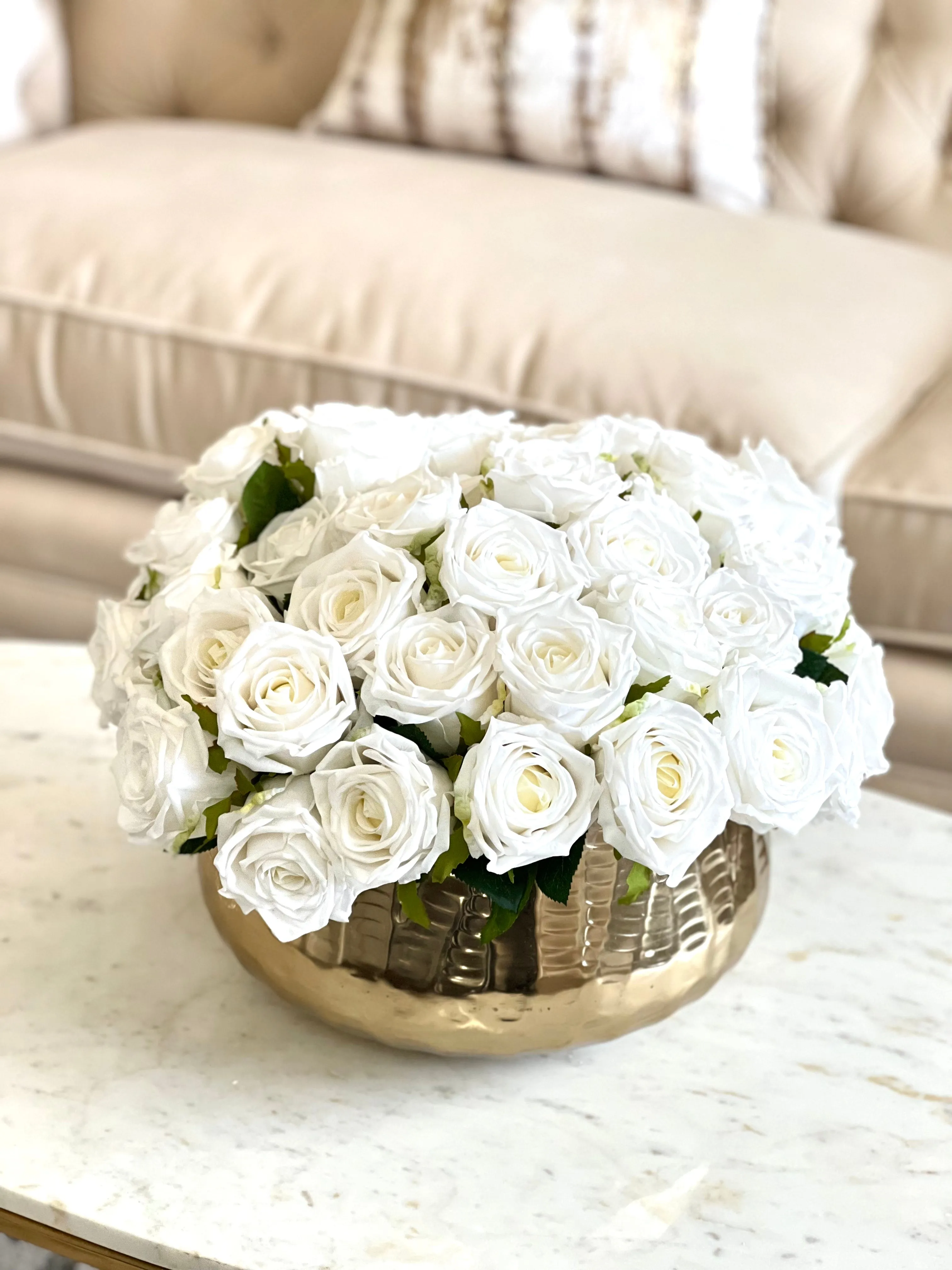 Full Bloom Rose Natural Touch Bundle (3 Roses)