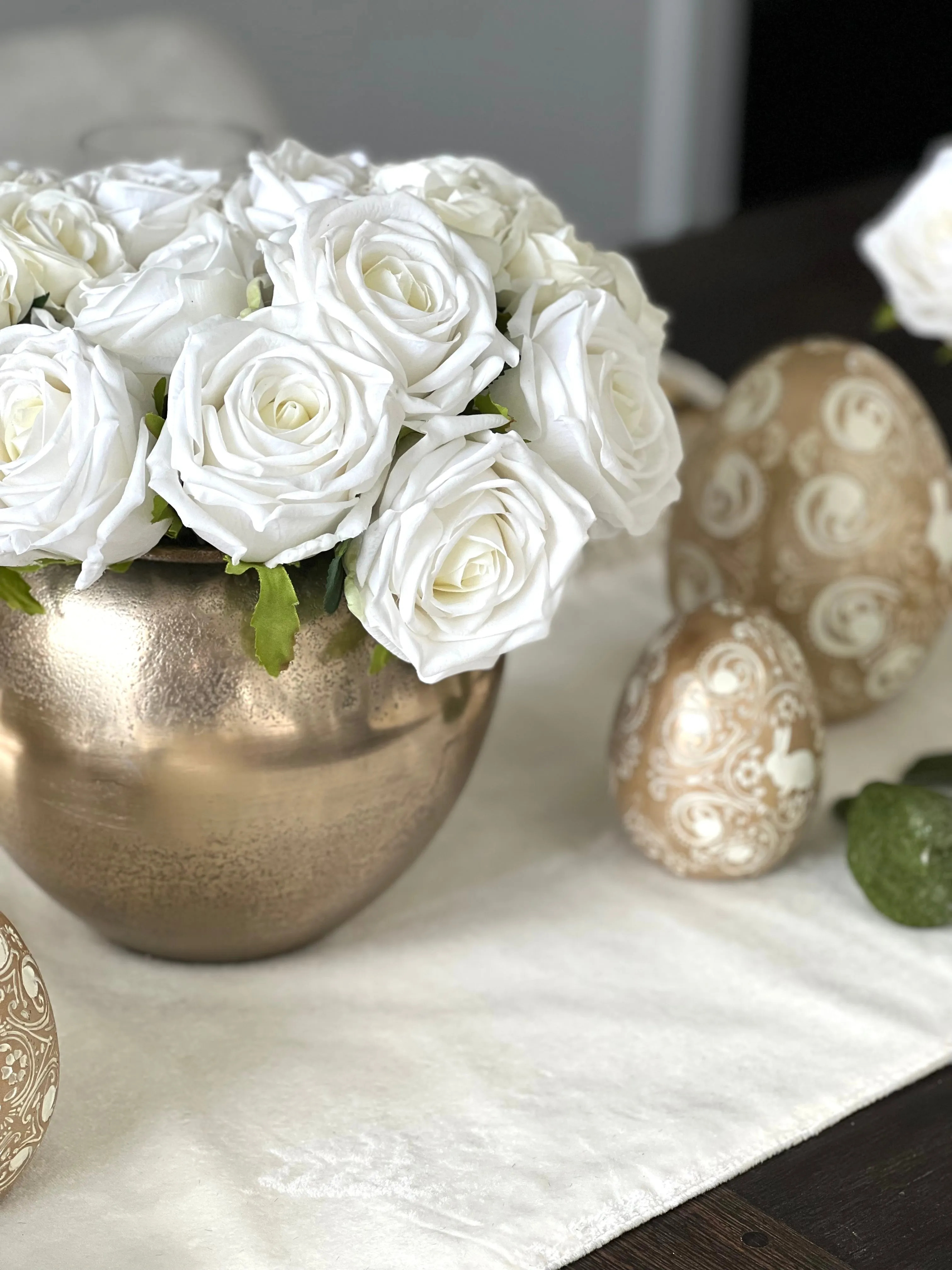 Full Bloom Rose Natural Touch Bundle (3 Roses)