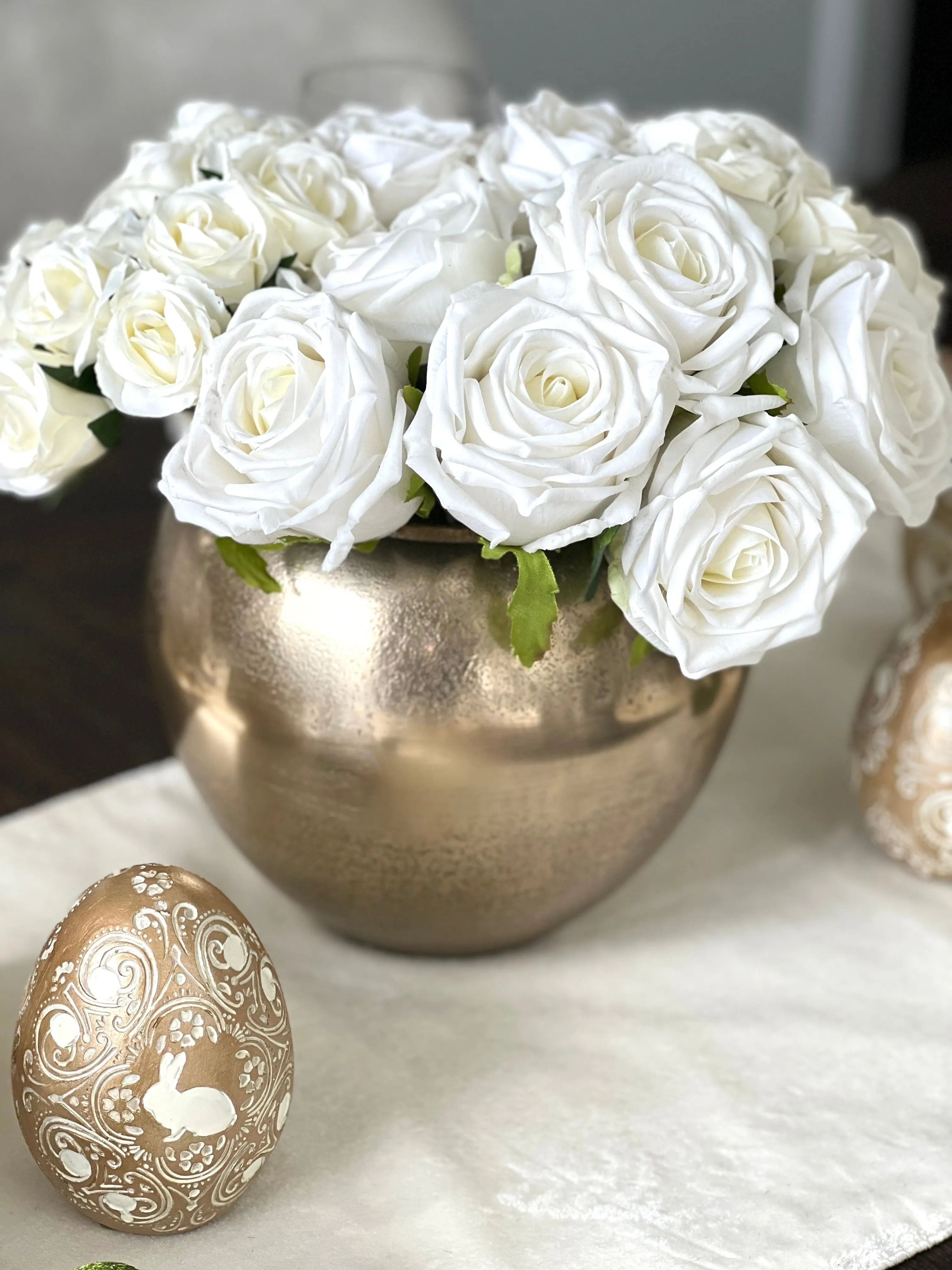 Full Bloom Rose Natural Touch Bundle (3 Roses)