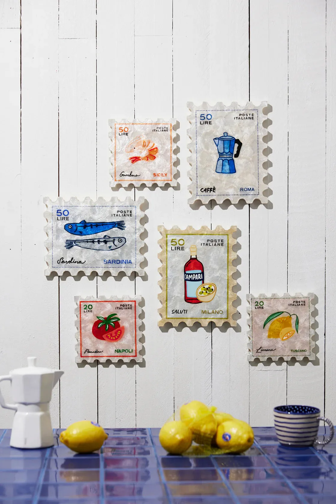 Gambero Stamp - Wall Art