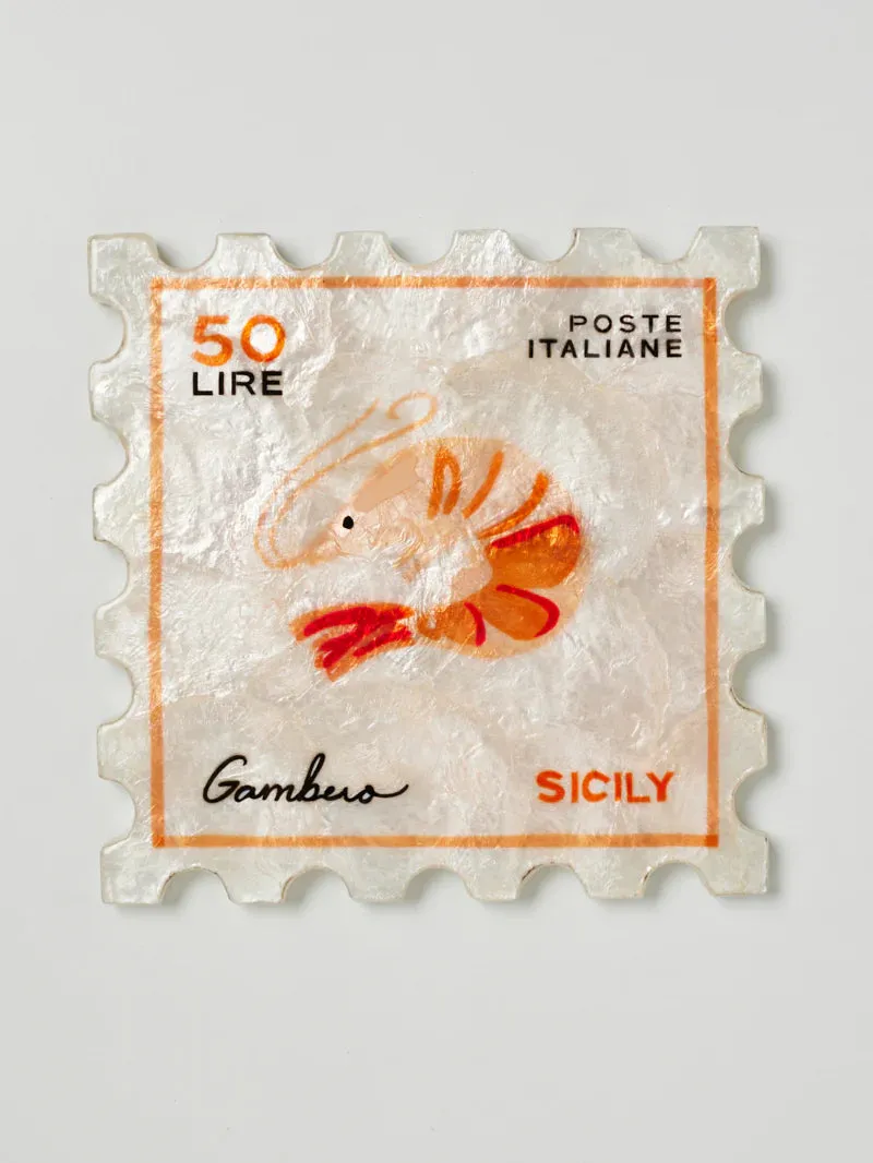 Gambero Stamp - Wall Art