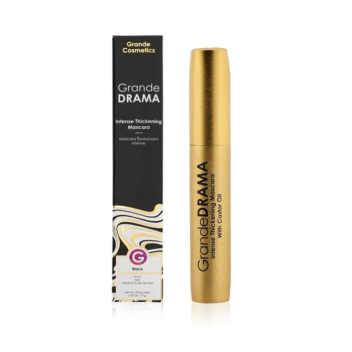 Grande Cosmetics (GrandeLash) GrandeDRAMA Intense Thickening Mascara - # Black 9g/0.32oz