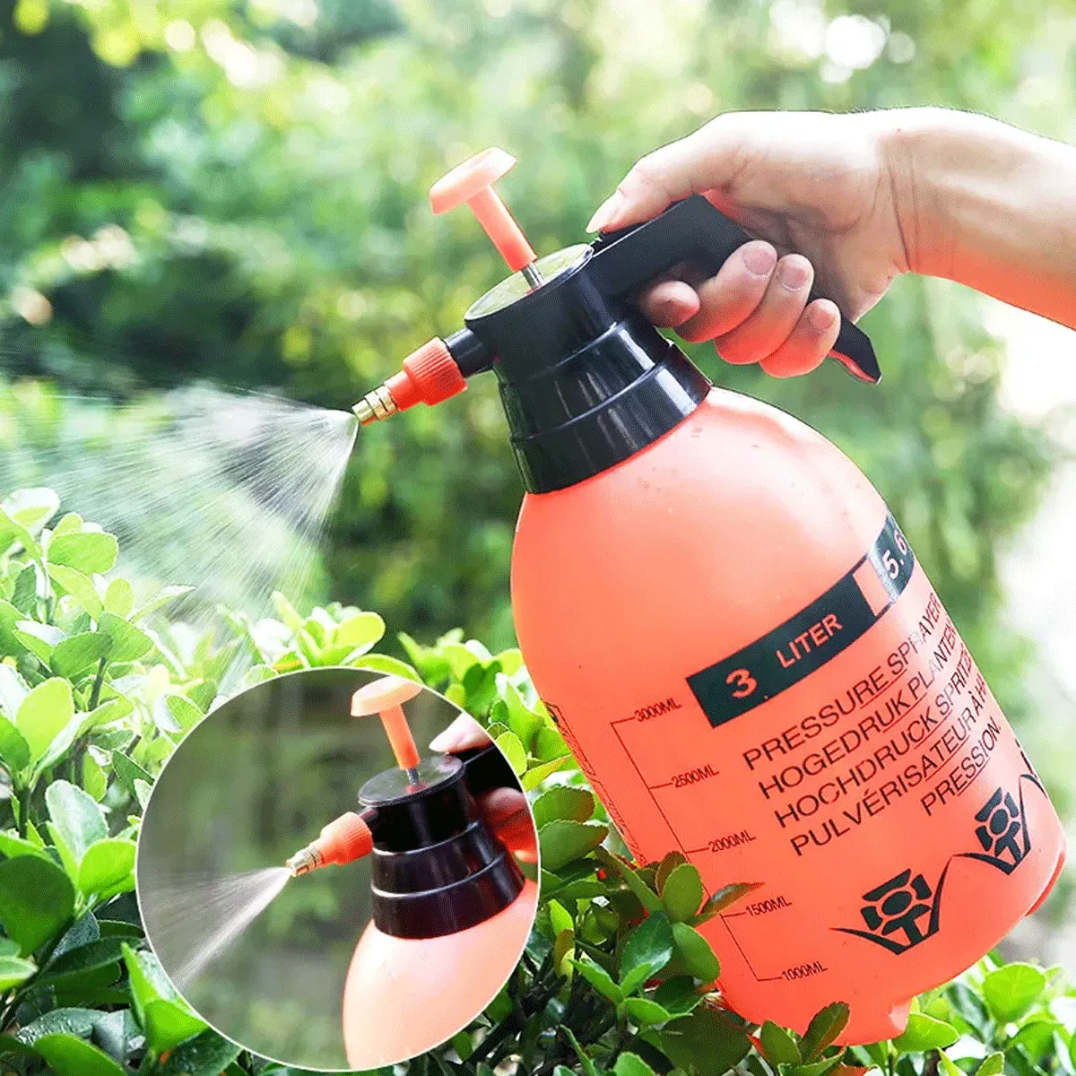 Hand Pump Pressure Spray Bottle 3L