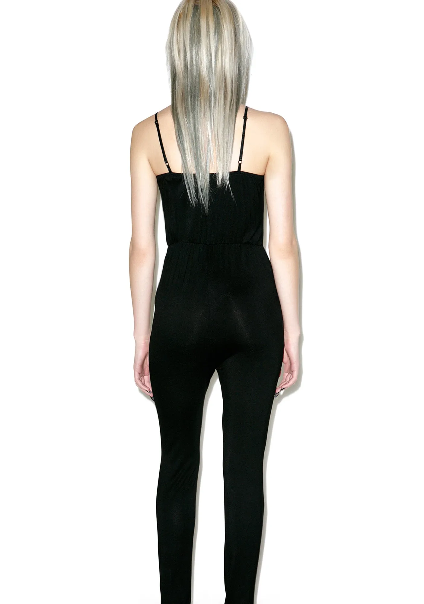 Hideaway Split Knee Jumpsuit