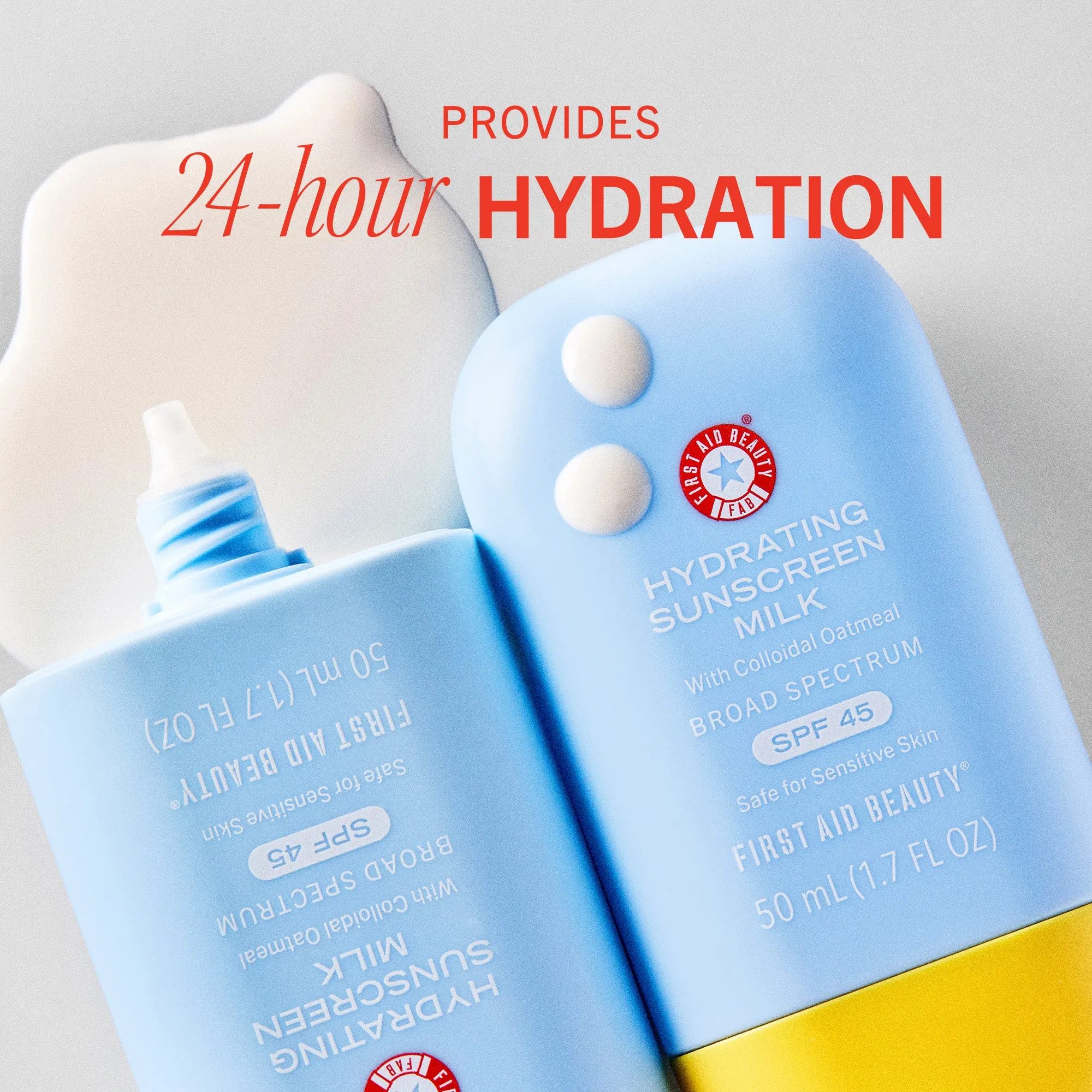 Hydrating Sunscreen Milk with Colloidal Oatmeal Broad Spectrum SPF 45