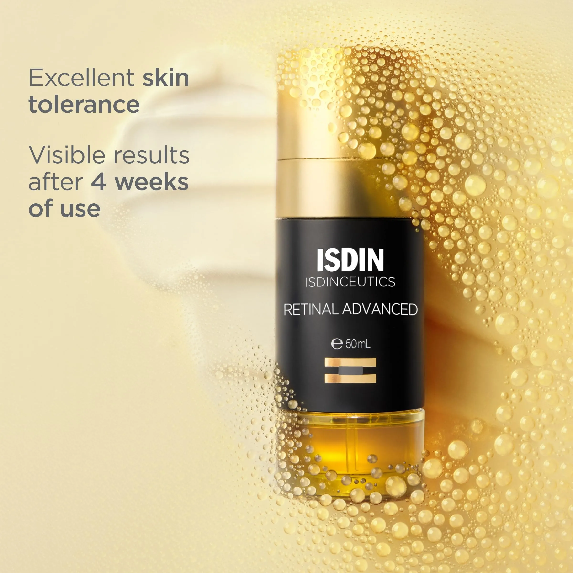 ISDIN Isdinceutics Retinal Advanced - Rejuvenating Facial Night Serum with Retinaldehyde and Melatonin 1.7 FL OZ (50 ml)