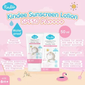 Kindee Sunscreen Lotion SPF50  PA     50ml (6m )