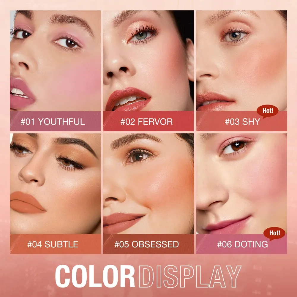 Lipstick Matte Blush Stick with Shimmer