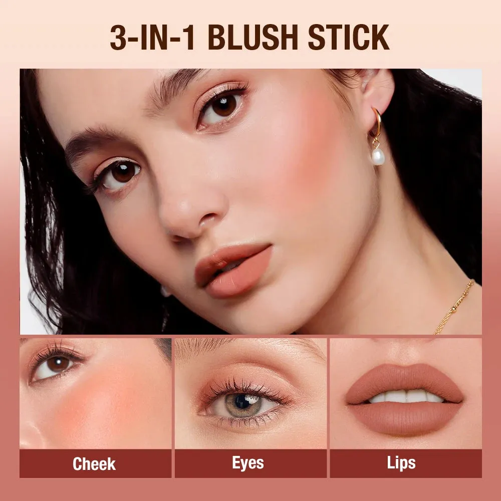 Lipstick Matte Blush Stick with Shimmer