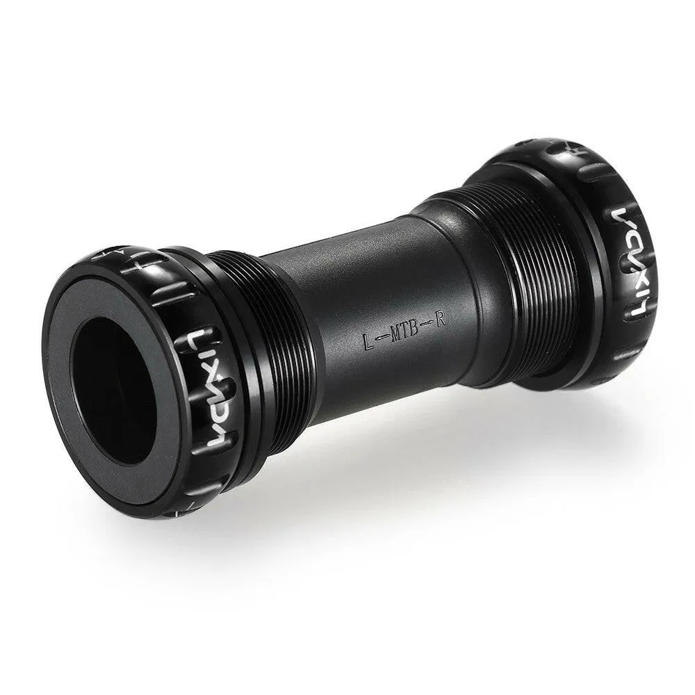 Lixada MTB Mountain Bike Bicycle Cycling  Thread Type Bottom Bracket Aluminum Alloy 68mm/73mm BB Crank Set Bearing Axis Parts