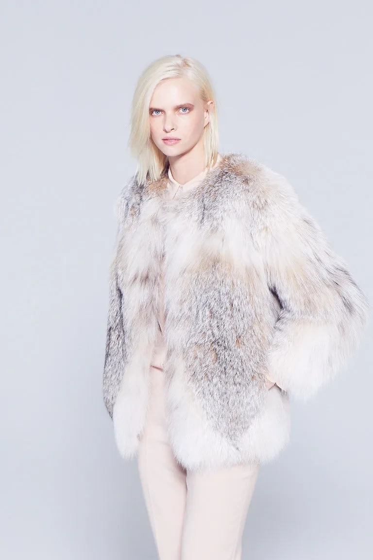 Maxine Lynx Fur Jacket