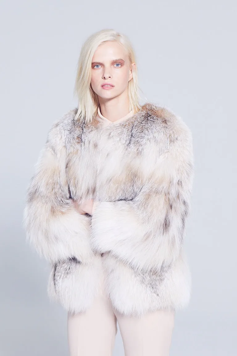 Maxine Lynx Fur Jacket