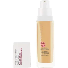 MAYBELLINE - Super Stay Full Coverage Liquid Foundation Light Tan - 1 fl oz (30 ml)