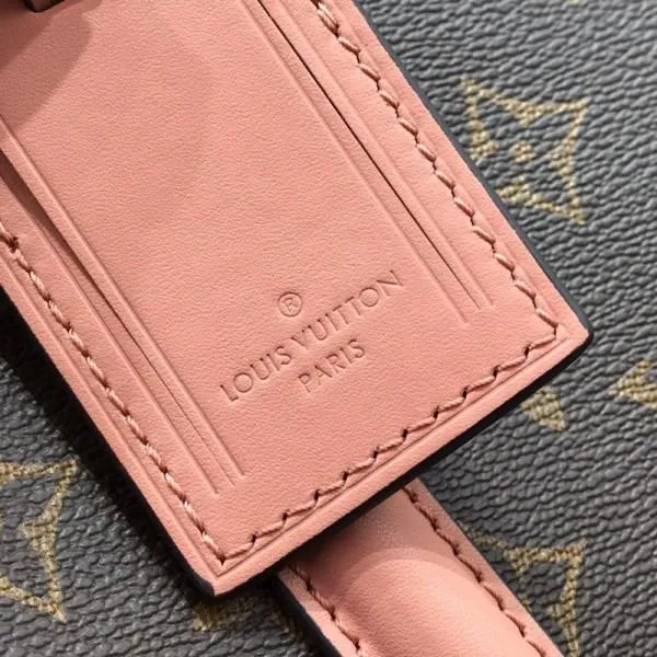 Monogram Canvas Soufflot Bb Open Top Handle Bag M44815 Pink 2019 Collection