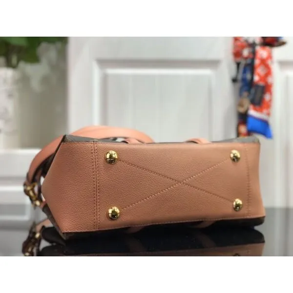 Monogram Canvas Soufflot Bb Open Top Handle Bag M44815 Pink 2019 Collection