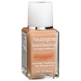 NEUTROGENA - SkinClearing Liquid Makeup #100 Natural Tan - 1 fl. oz. (30 ml)