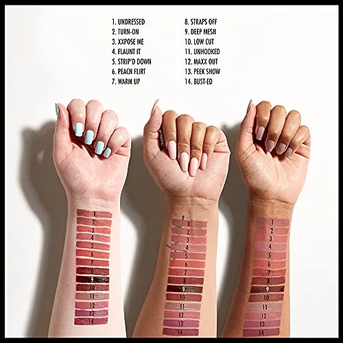 NYX PROFESSIONAL MAKEUP Lip Lingerie XXL Matte Liquid Lipstick - Turn-On (Peach Nude)