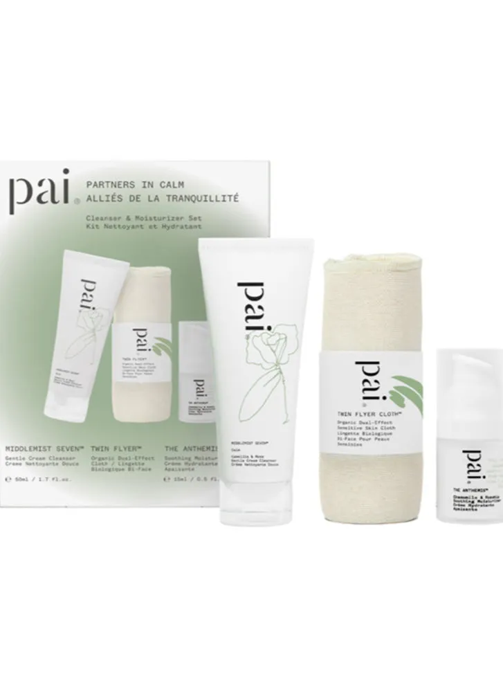 Pai Skincare Partners in Calm Cleanser & Moisturizer Set