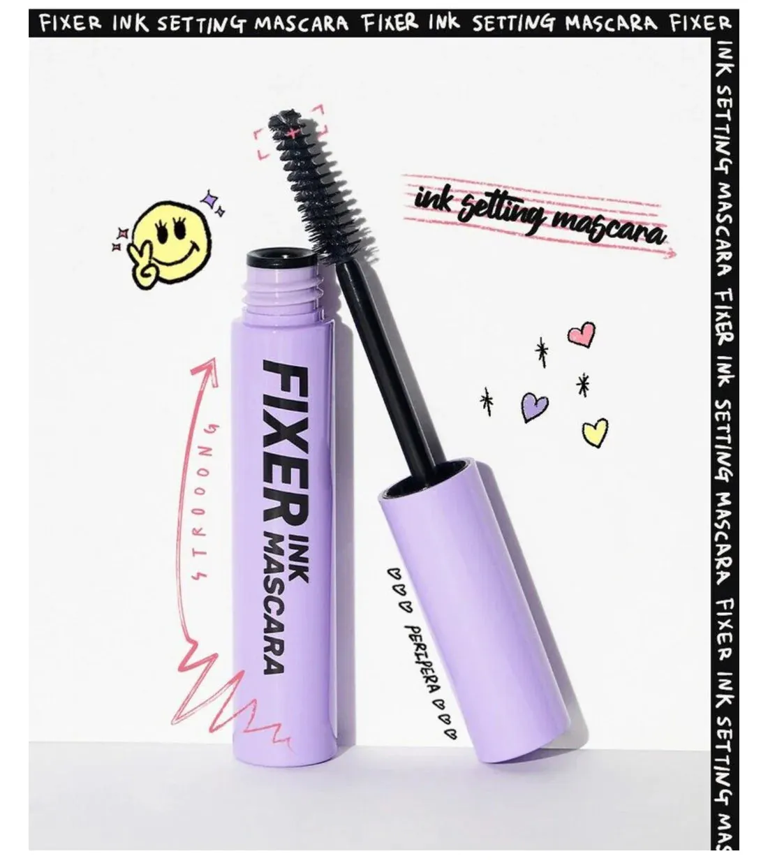 PERIPERA Ink Setting Mascara Fixer Strooong فكس ماسكارا للرموش كوت اولي مثبت من بيري بيرا