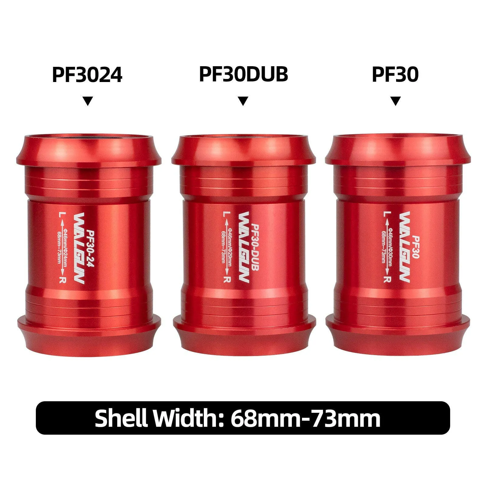 PF30 Bike Bottom Bracket Ceramic BB for MTB Road PF4630 24mm 30mm DUB 29mm GXP Movimento Central Ultegra XT GXP Bicycle Crank