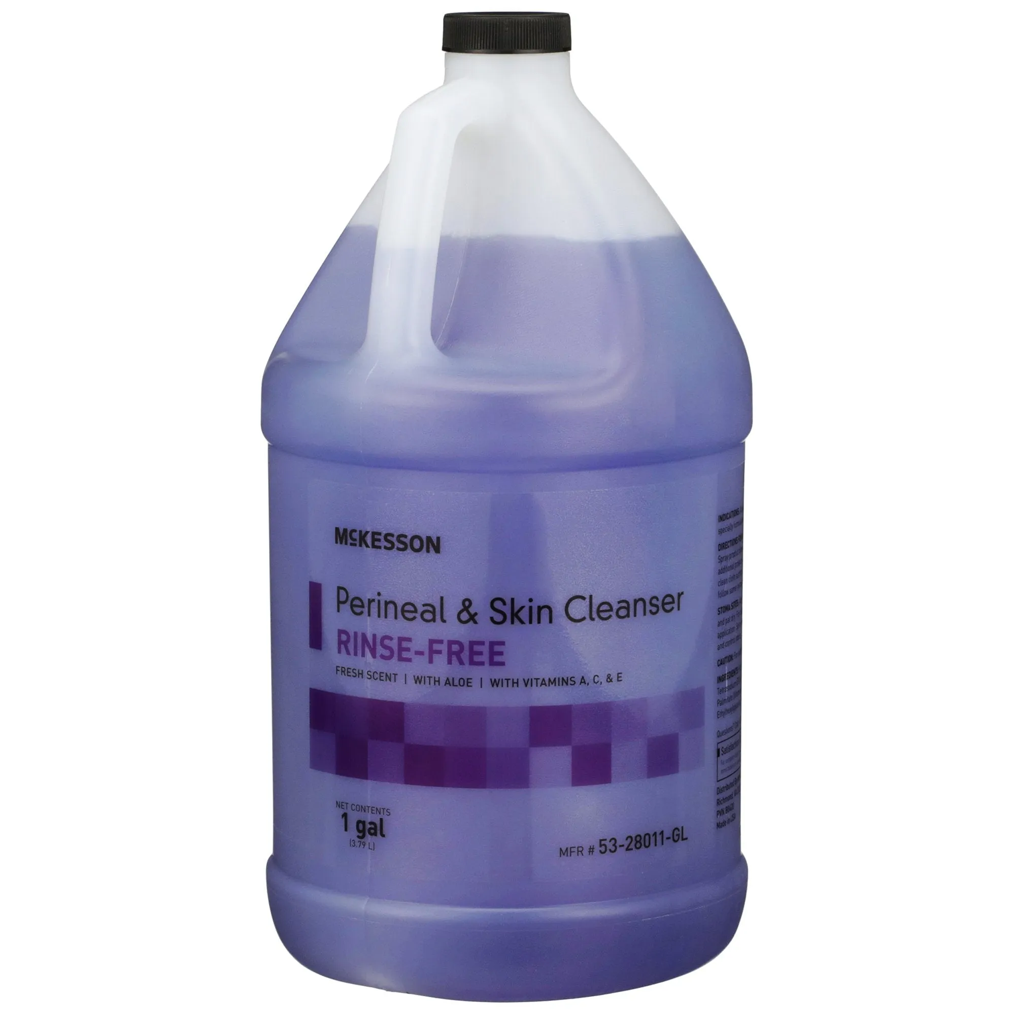 Rinse-Free Perineal Wash, McKesson, Liquid, Fresh Scent, 1 Gal Jug