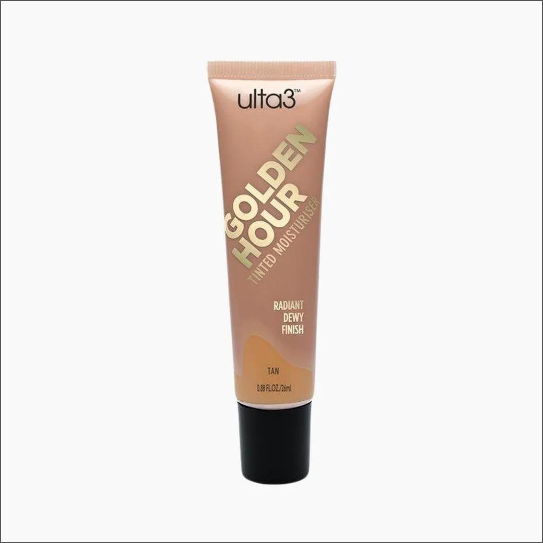 Ulta3 Golden Hour Tinted Moisturiser Radiant Dewy Finish - Tan 26ml